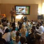 Children dressed as a Egyptians in a lesson