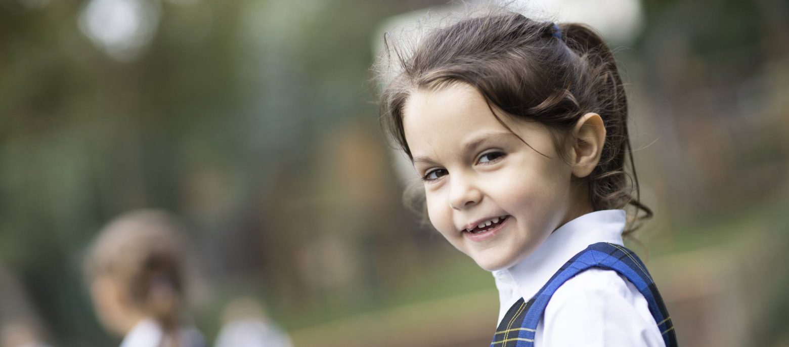 girl smiling