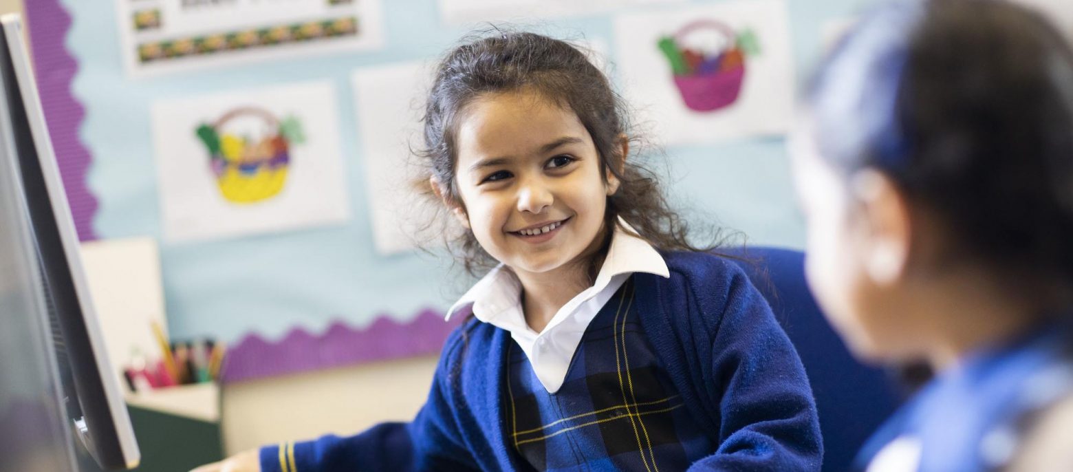 student smiling