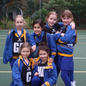 Holy Cross Prep netball team