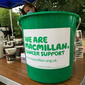 Macmillan Donation Bucket