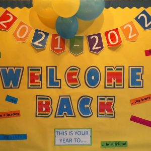 Welcome Back message for students